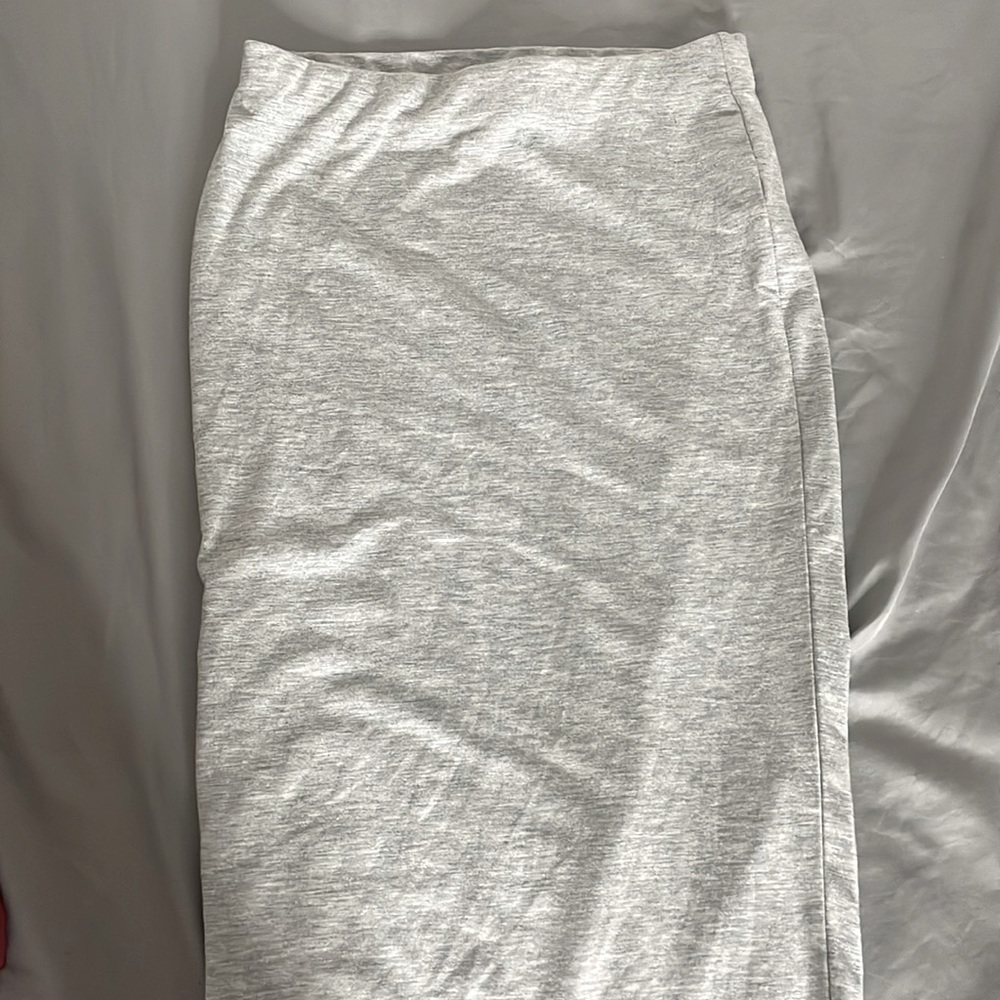 Grey Pencil Skirt